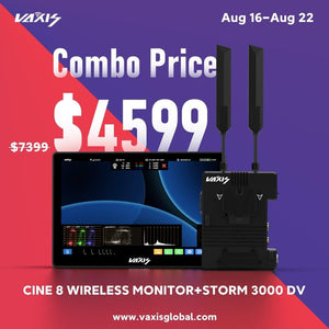 Vaxis Cine 8 wireless Monitor & Storm 3000DV